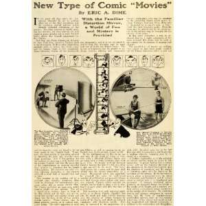  1920 Article Comic Movies Distortion Mirror Motion Picture 