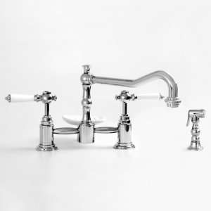  Sigma Series 1800 Waldorf Pillar Style Kitchen Faucet with Soap 