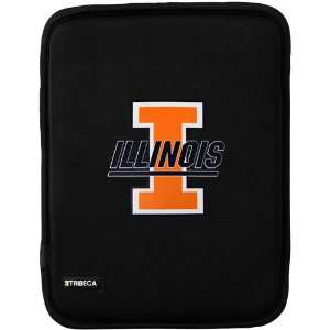  NCAA Illinois Fighting Illini Black Apple iPad Slip Sleeve 
