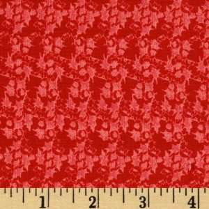  44 Wide 12 Days Of Christmas Holly Red Fabric By The 