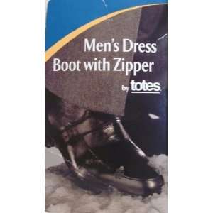  Mens Rubber Dress Boot for Rain and Snow 
