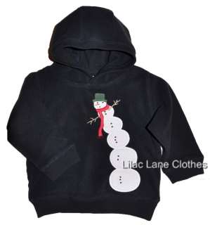 Gymboree Snow Chillin Winter Snowman Sweater Fleece Hoodie or Shirt 
