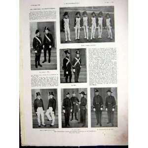  Uniform Polytechnic Military 1804 French Print 1934