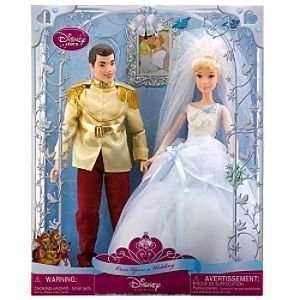   Once Upon a Wedding Prince Charming and Cinderella Doll Set Toys