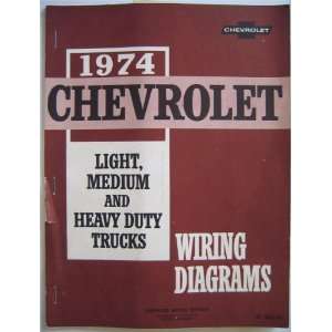 1974 Chevrolet Light Medium and Heavy Duty Trucks Wiring Diagrams ST 