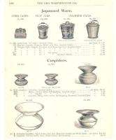 1902 Cuspidor Chamber Pail Slop Jar Antique Catalog Ad  