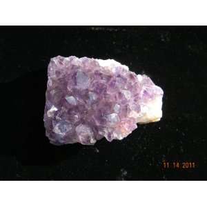 Amethyst Mineral healing crystal Specimen gift #9  deep purple   Top 