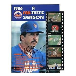  Davie Johnson Autographed / Signed 1986 New York Mets 