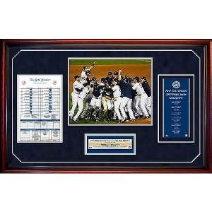 Steiner Sports New York Yankees 2009 World Series Commemorative Lineup 