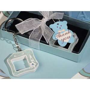  Blue ABC Baby Block Keychain Favors Health & Personal 