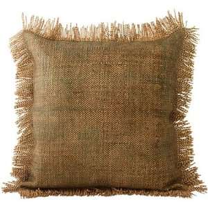  Lance Wovens Bohemian Cypress Leather Pillow