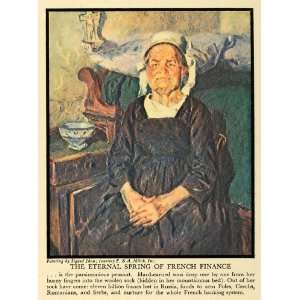  1932 Print Peasant French Milch Sigurd Skon Art France 