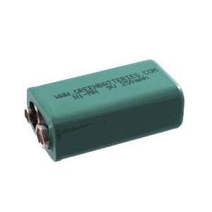  Greenbatteries brand NiMH 9V 250mAh battery Health 