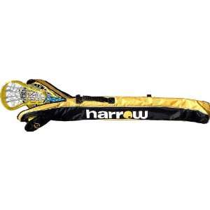   Harrow Lacrosse Blitz 4000 Standard Stick Bag Black/Yellow   Sports