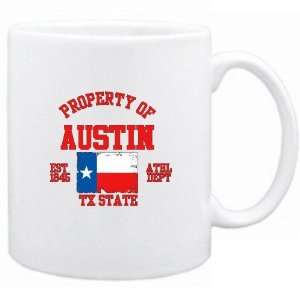   Property Of Austin / Athl Dept  Texas Mug Usa City