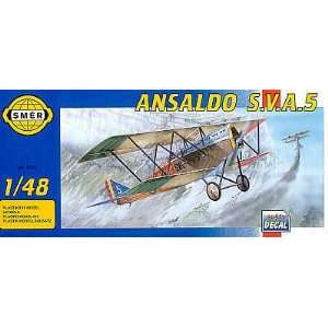  Smer 1/48 Ansaldo SVA5 Biplane Kit Toys & Games