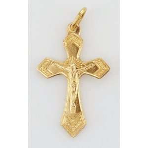  Small Crucifix   Pendant   1 and 1/2in. Height   IMPORTED 