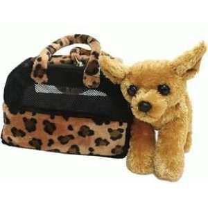  Plush Chihuahua Dog Fancy Pals Pet Carrier   8 Plush With 