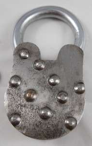 Antique Style U S Mint Padlock w/ Skeleton Key Lock  