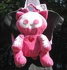 skelanimals nwt lg 14 plush kit cat pink backpack htf