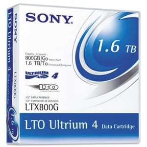  1/2 Ultrium LTO 4 Cartridge, 2600ft, 800GB Native/1.6TB 