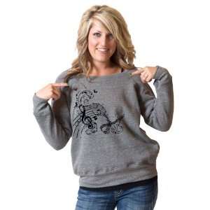  Musical Slouchy Wideneck Sweater 