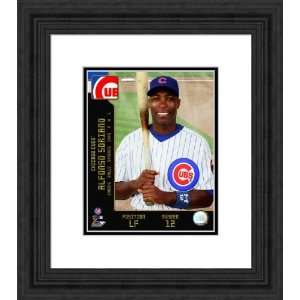 Framed Alfonso Soriano Chicago Cubs Photograph  Sports 