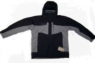 columbia sportswear bugaboo 3 in 1 parka size medium color grey black 