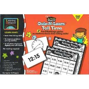  LEARNING HORIZONS Quiz N Learn   Teach Basic Time Telling 