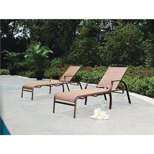   LOUNGERS CHAIRS OUTDOOR POOL SLINGBACK ADJUSTABLE 