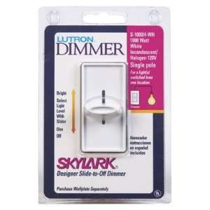  SkyLark Slide Off Dimmer, White