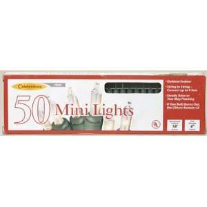  50 Mini Light Set Clear Bulbs