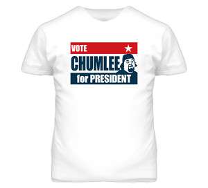 Chumlee For President Pawn Stars T Shirt White  