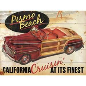  Pismo Beach Vintage Wood Sign