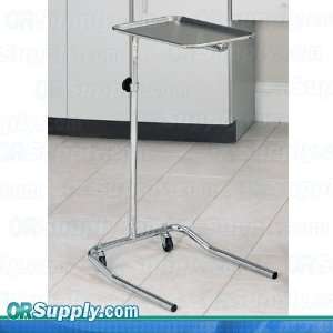  Clinton Single Post Mayo Stand with Stainless Steel Tray 