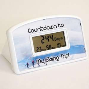  Countdown Timer   Vacation Skiing Theme Toys & Games