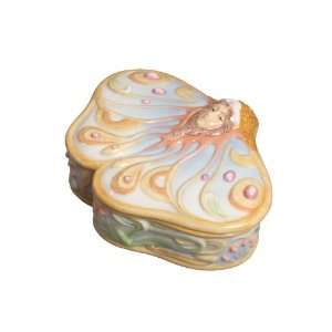  Butterfly Maiden and Clustering Tulip Flower Porcelain 