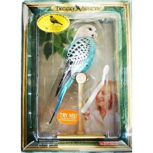  BREEZY SINGERS Motion Activated Bird Parakeet (Aquamarine 