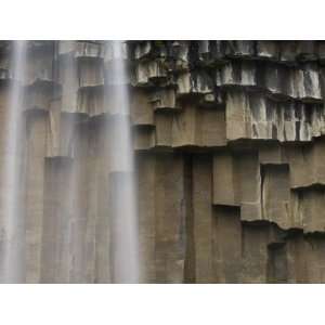  Svartifoss Waterfall and Basalt Rock Columns in Skaftafell 