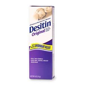  Desitin Diaper Rash Ointment, Original 4 oz (Quantity of 5 