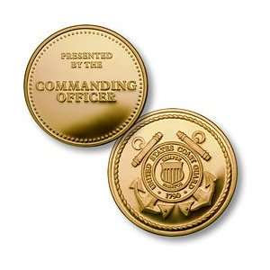  U.S. COAST GUARD   COMMANDING OFFICER   MERLIN GOLD   39MM 