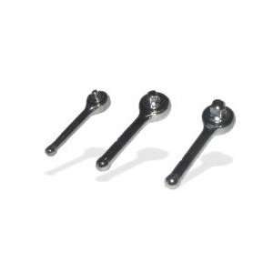  3pc. Stubby Ratchet Handle Set, 1/4, 3/8, & 1/2 Drive 