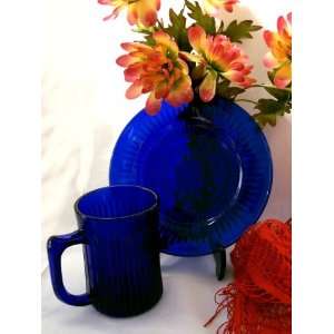  Cobalt Blue Cup & Saucer