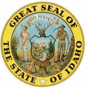  Idaho State Seal Flag 6 inch x 4 inch Window Cling