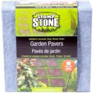  Stomp Stone SSGP12B 12 Inch x 12 Inch Garden Paver 