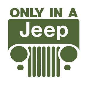 Jeep logo decal sticker CJ2a CJ5 M38 m38a1 m151 Willys  