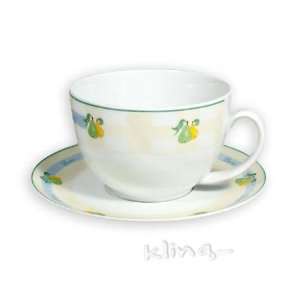  Sucre Sale Tea Cup and Saucer   Pear