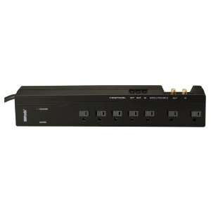  Woods 41604 7 Outlet Surge Protector with 6 Foot Cord and 