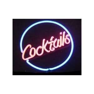  Neon Cocktails Bar Sign 