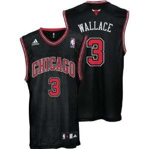   Youth Jersey adidas Black Replica #3 Chicago Bulls Jersey Sports